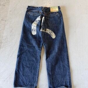 Evisu Selvedged Japanese Denim   34x27 Vintage